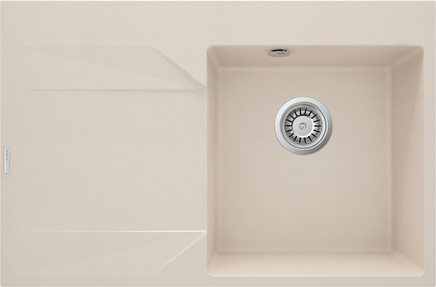 Deante Evora fregadero de granito 76x50 cm beige ZQJ_511L