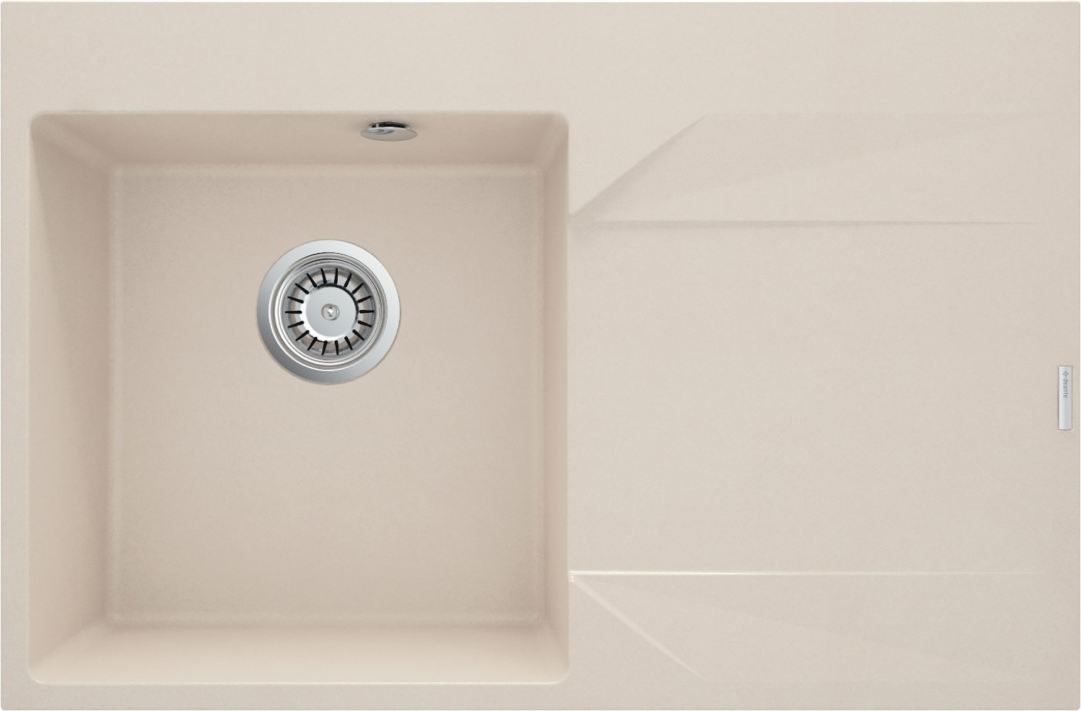 Deante Evora fregadero de granito 76x50 cm beige ZQJ_511P