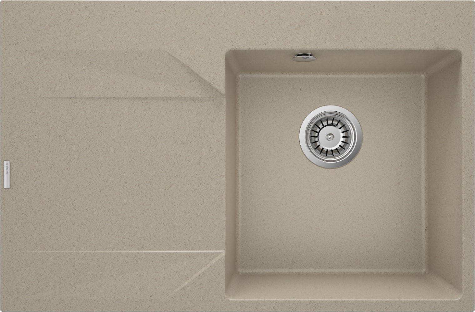 Deante Evora fregadero de granito 76x50 cm beige ZQJ_711L