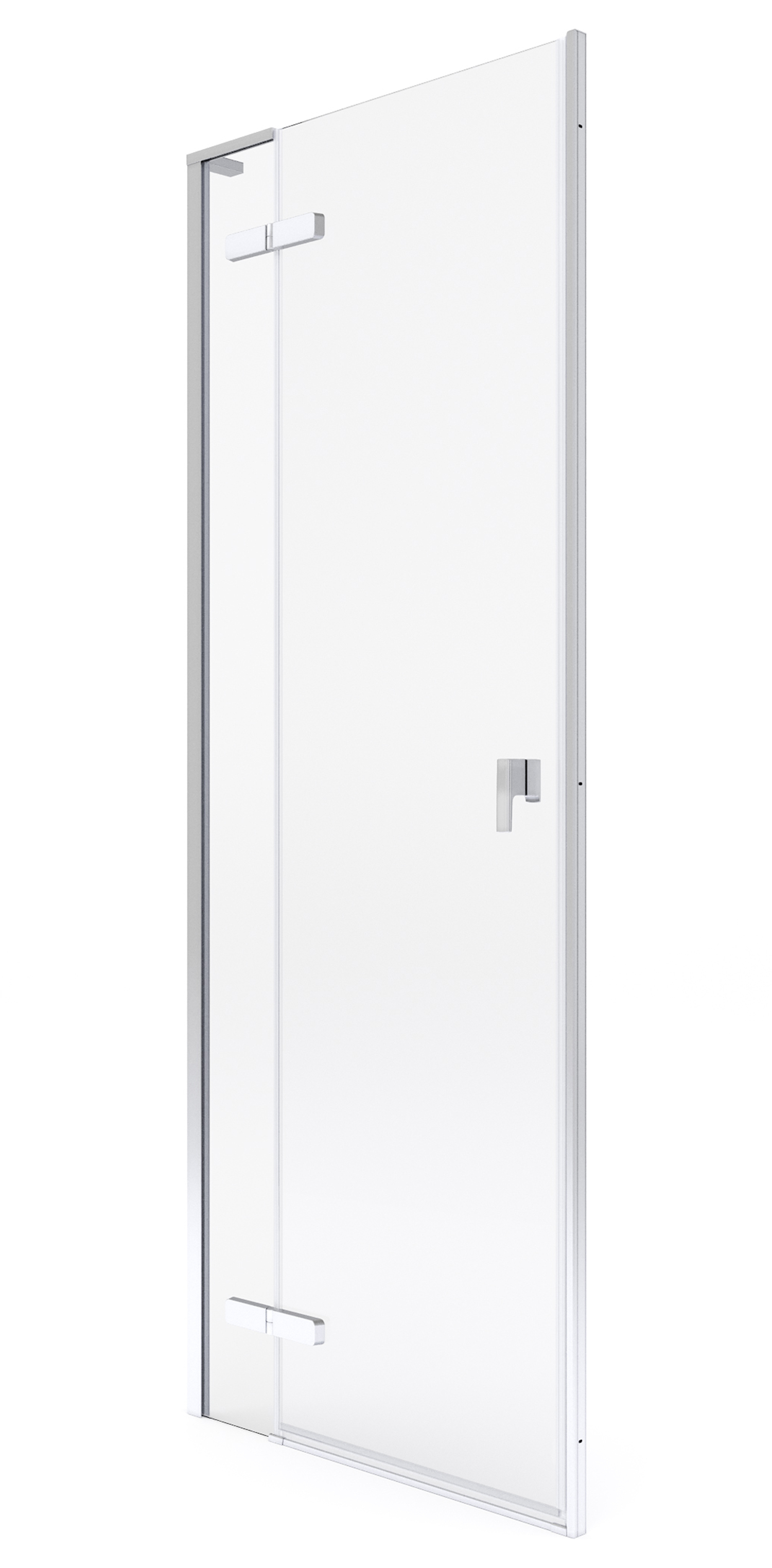 Roca Metropolis-N puerta de ducha 110 cm oscilante cromo brillante/vidrio transparente AMP0811012M