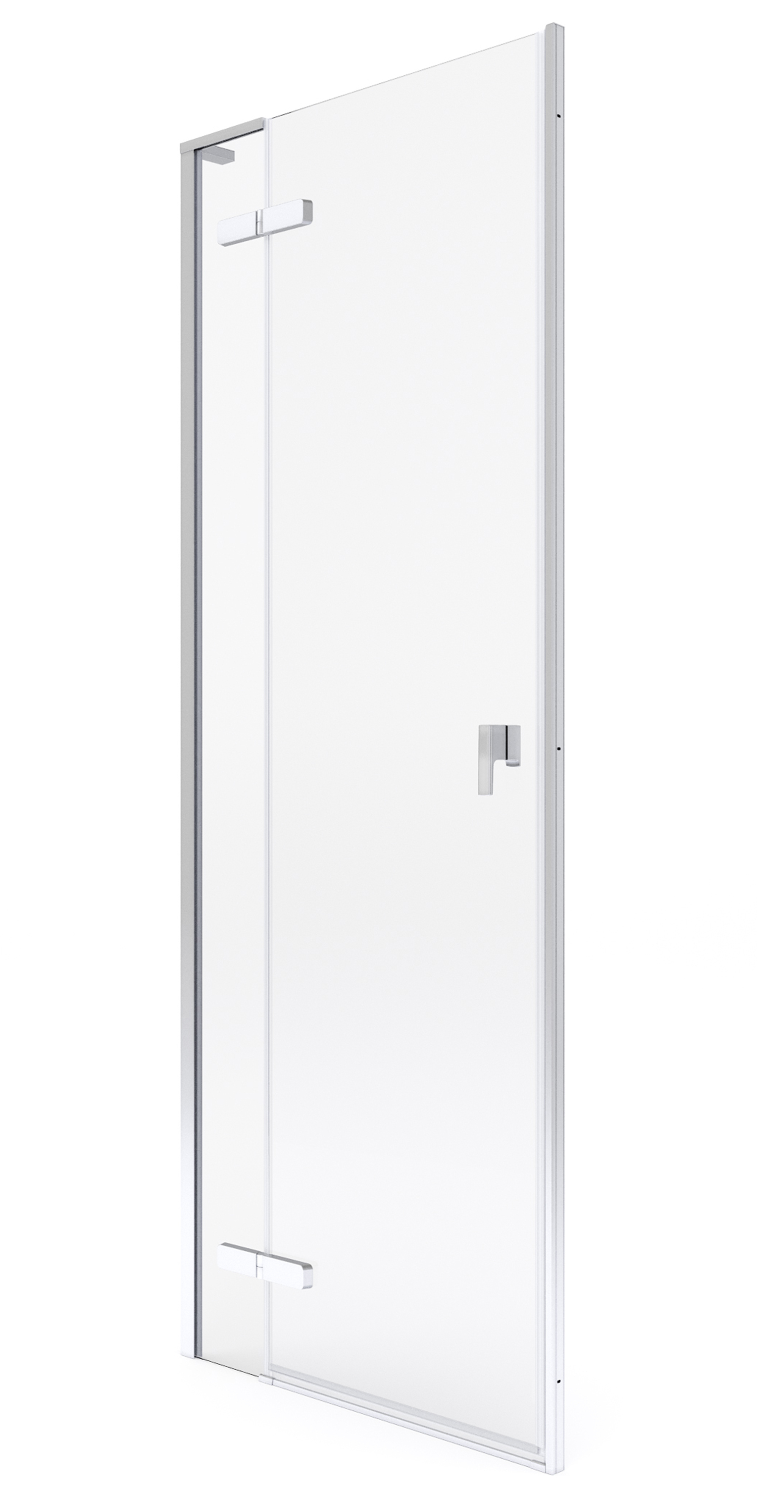 Roca Metropolis-N puerta de ducha 160 cm oscilante cromo brillante/vidrio transparente AMP0816012M