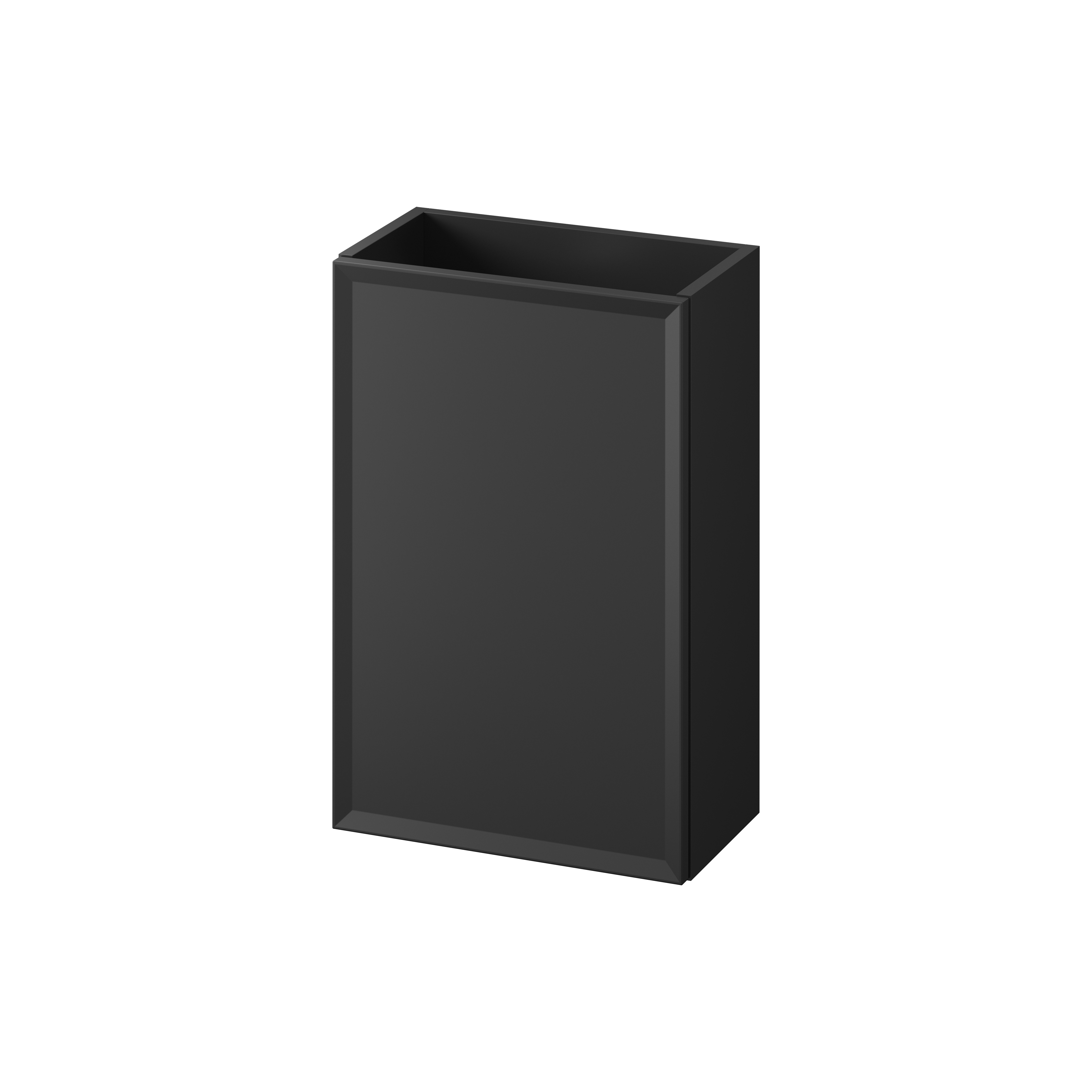 Cersanit Milagros armario 39.2x21.4x59 cm suspendido, para lavabo negro S1022-003