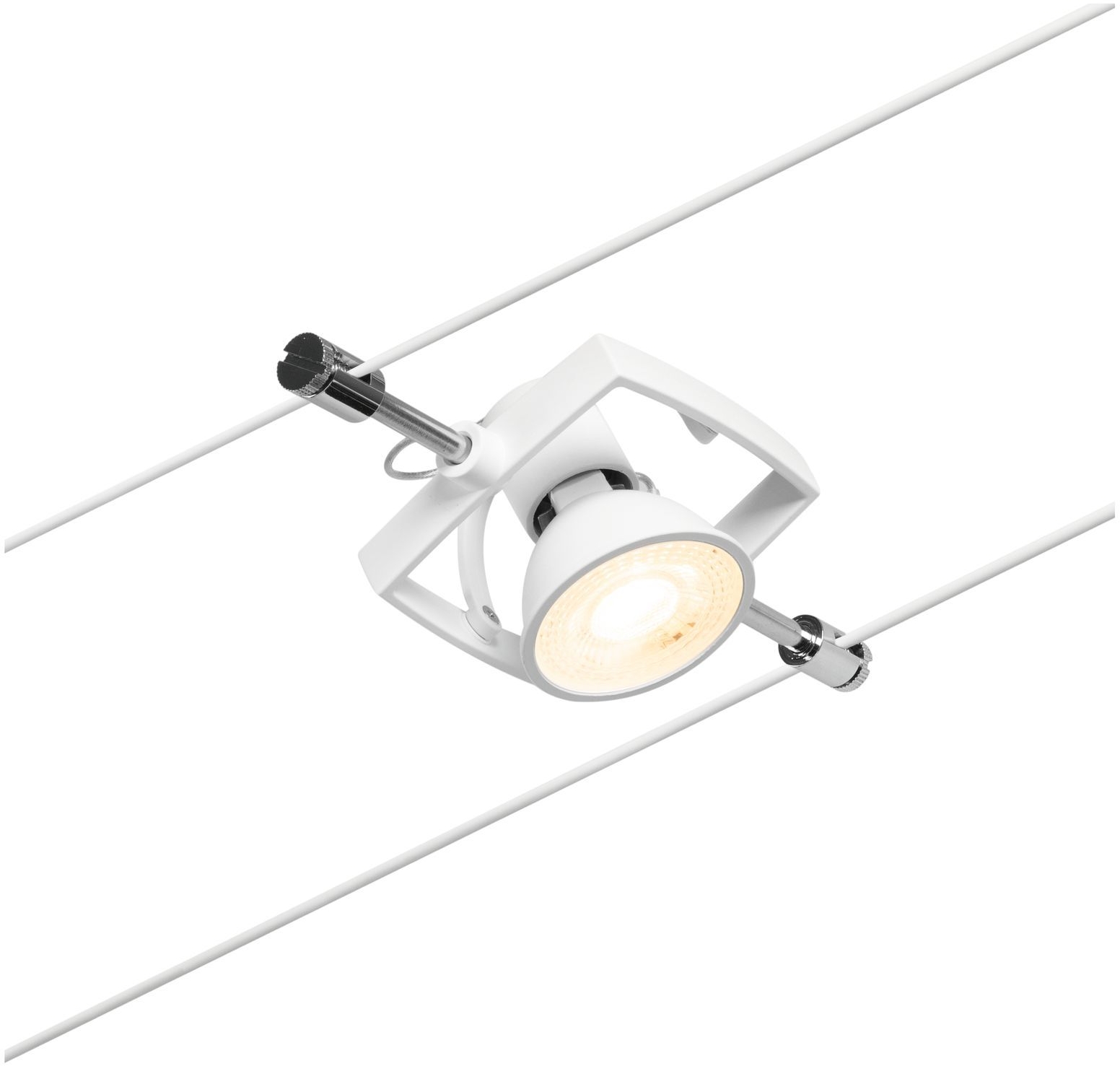 Paulmann Mac lámpara para sistema de cable 1x10 W blanco-cromo 94433