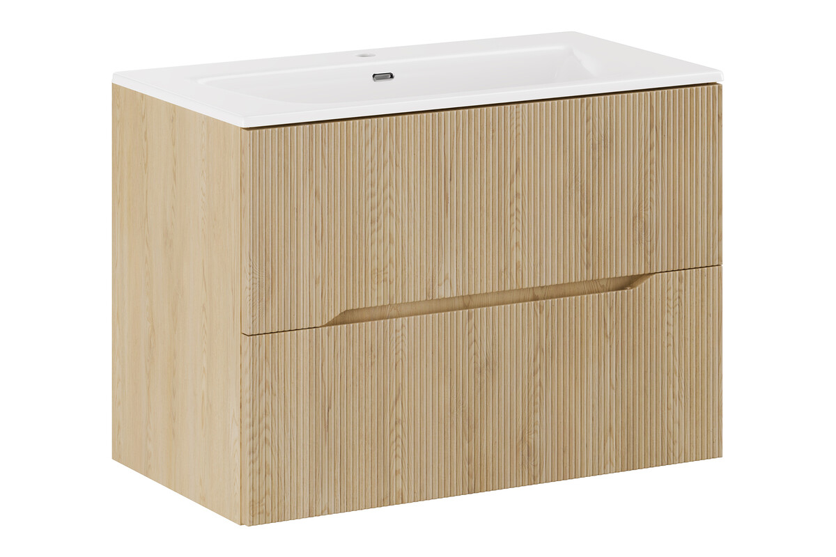 Conjunto armario Comad Nordic Cremona NORDIC CREMONA 82-80-46-2S, lavabo Comad Sky SKY80/DP-8099