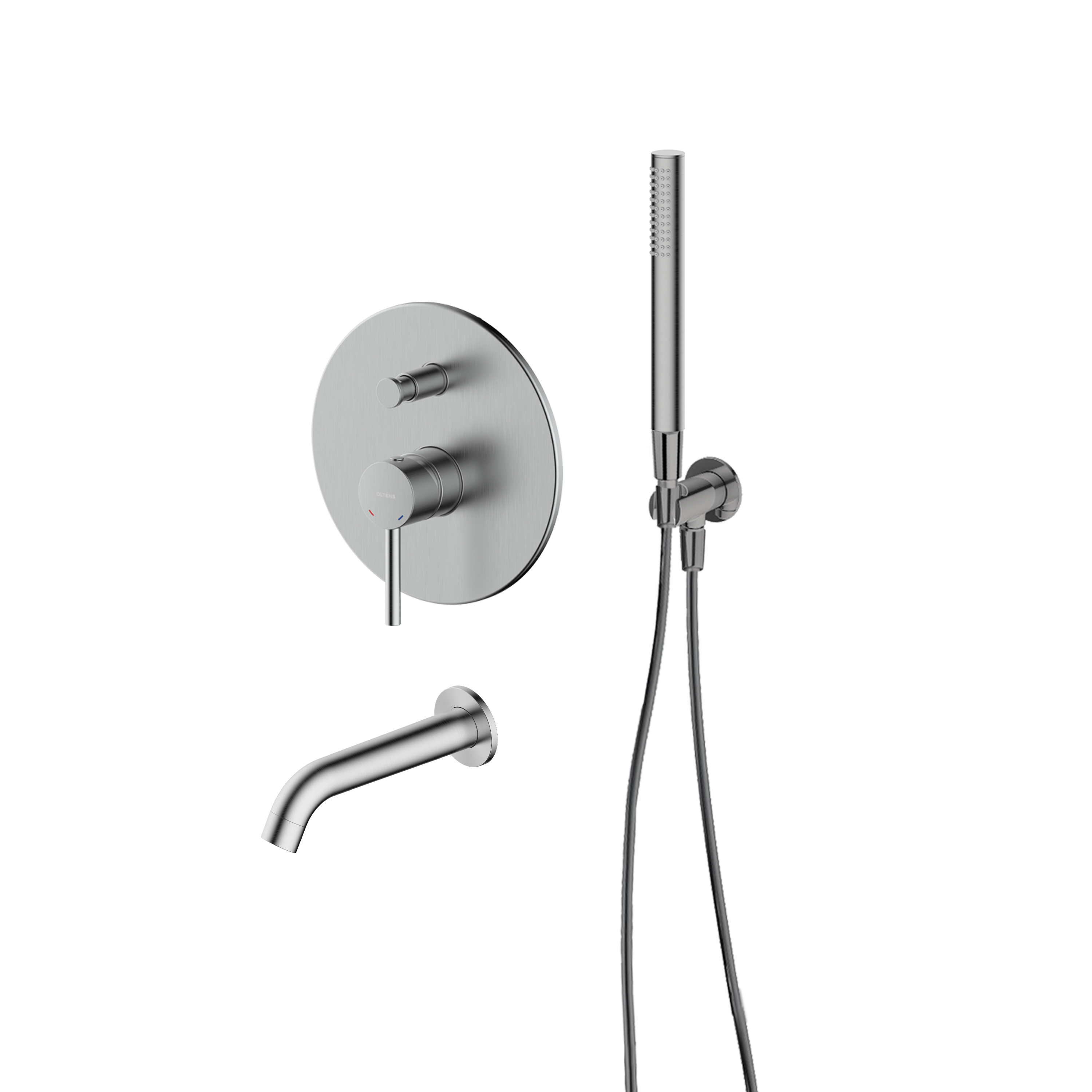 Conjunto grifo de bañera y ducha Oltens Molle 34100910, caño de grifo Oltens Molle 39100910, 39304910, 37102910, 37200910