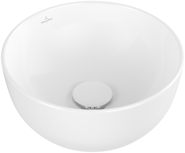 Villeroy & Boch Artis lavabo 32.5x32.5 cm circular sobre encimera blanco 438932RW