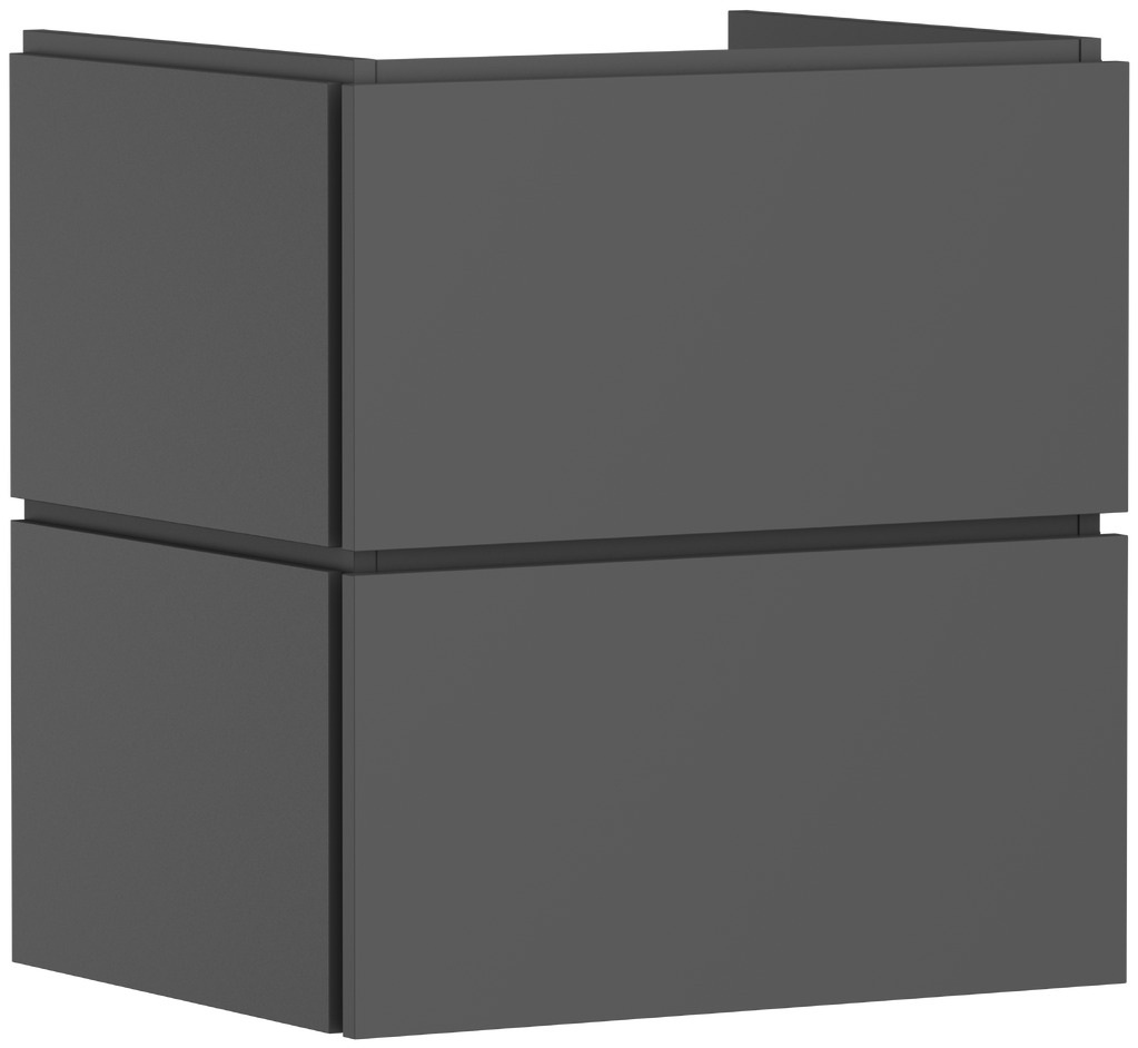 Hansgrohe Xilesa E armario 58x47x62 cm suspendido, para lavabo gris 54293760