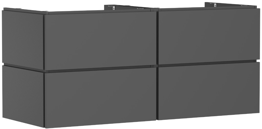 Hansgrohe Xilesa E armario 137.5x55x62 cm suspendido, para lavabo gris 54305760