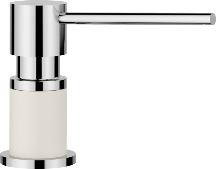 Blanco Lato dispensador de líquidos 300 ml cromo-blanco 526955