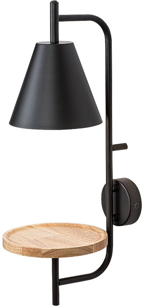 Rabalux Azome lámpara de pared 1x15 W negro-madera 71293