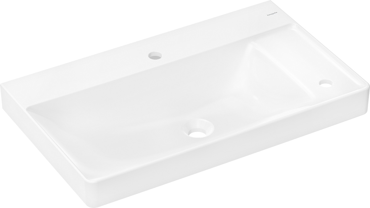 Hansgrohe Xelu Q lavabo 80x48 cm rectangular clásico-para mueble blanco 60319450
