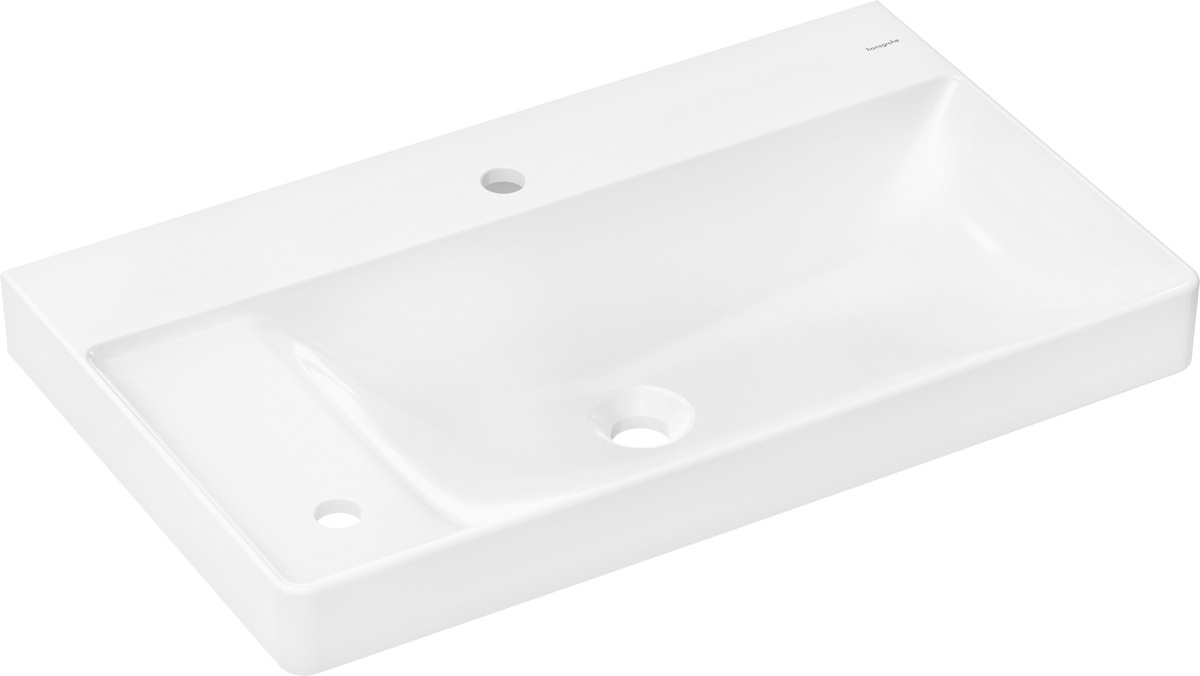 Hansgrohe Xelu Q lavabo 80x48 cm rectangular clásico-para mueble blanco 60320450