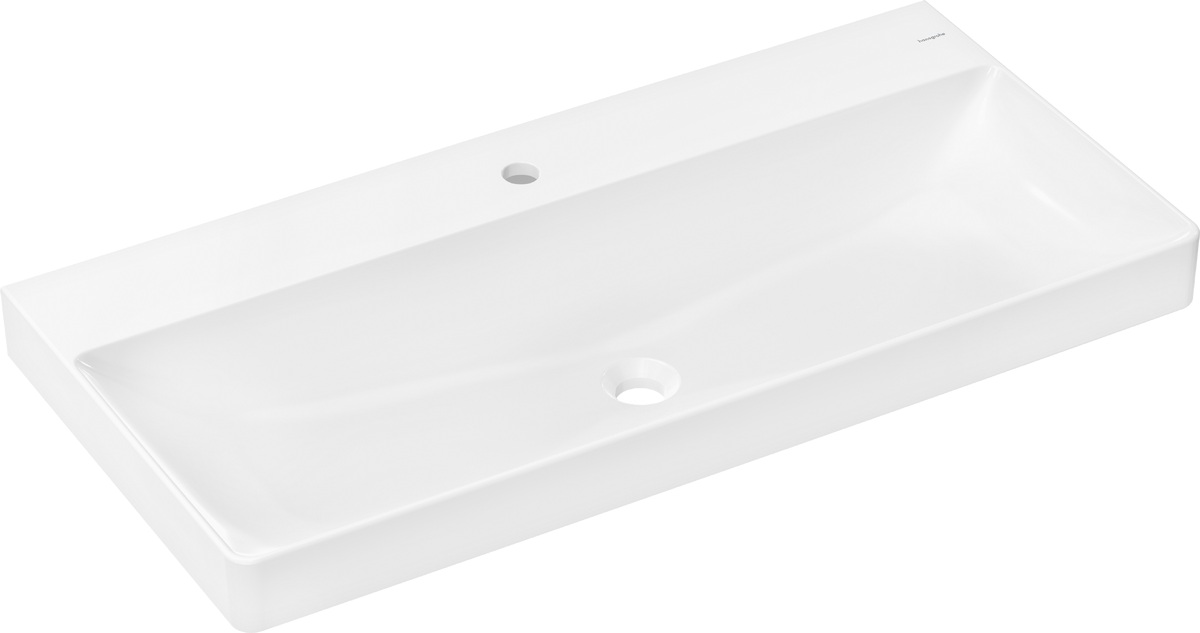 Hansgrohe Xelu Q lavabo 100x48 cm rectangular clásico-para mueble blanco 60321450