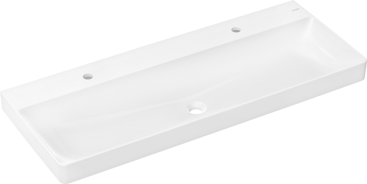 Hansgrohe Xelu Q lavabo 120x48 cm rectangular clásico-para mueble blanco 60322450