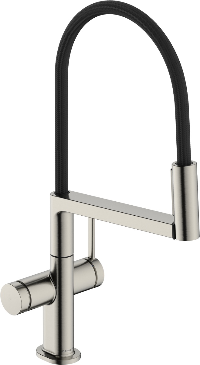 Hansgrohe Talis Select M54 PowderSpray grifo de cocina de pie acero inoxidable 72861800