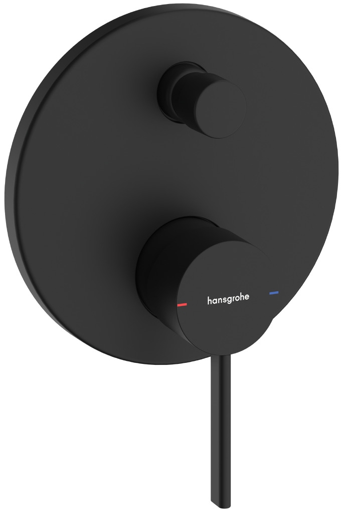 Hansgrohe Zesis S grifo de bañera y ducha empotrado negro 74416670