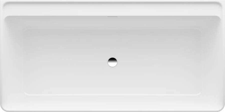 Laufen Brook bañera de pared 175x75 cm rectangular blanco H2259470000001