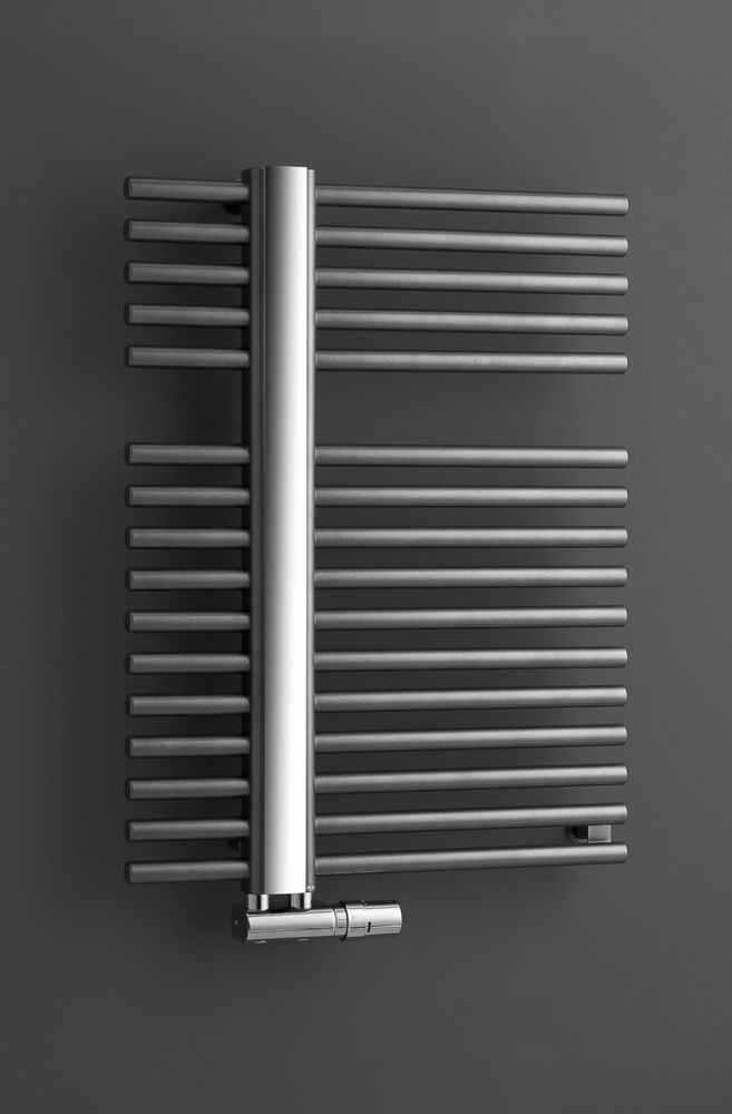 P.M.H. Kronos radiador de baño 80x60 cm negro KR1BL