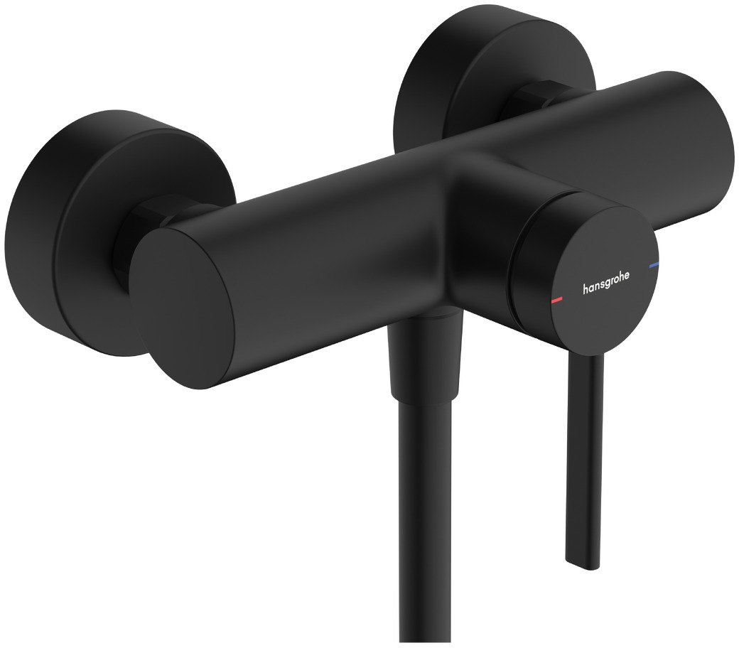 Hansgrohe Zesis S grifo para ducha a pared negro 74621670