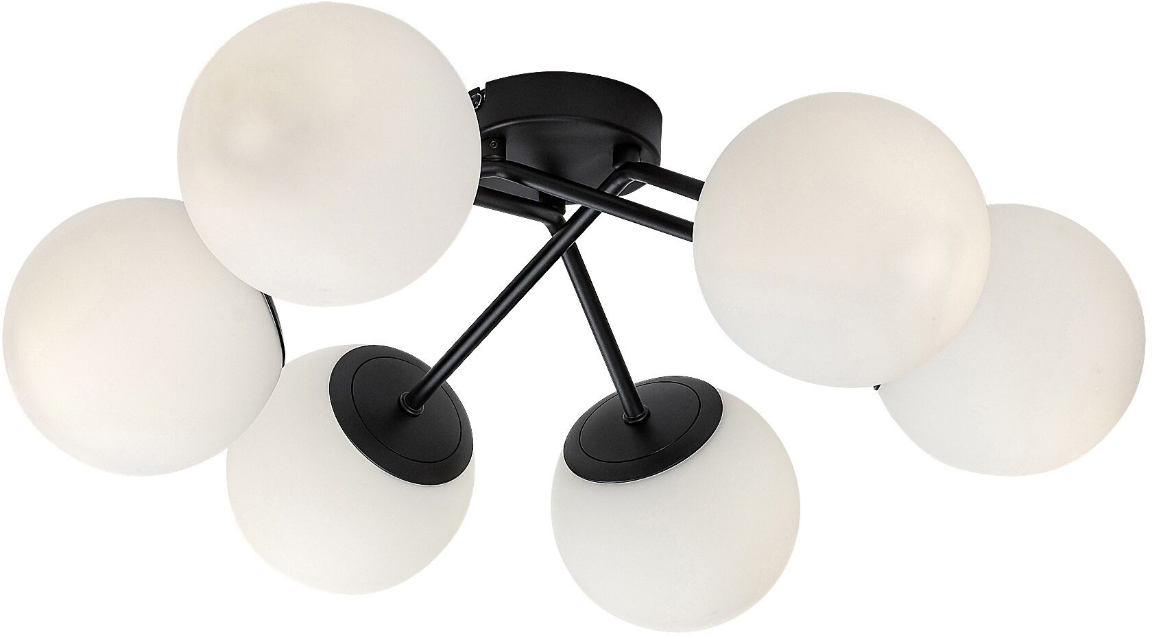 Rabalux Meduza lámpara de techo 6x20 W blanco-negro 71294