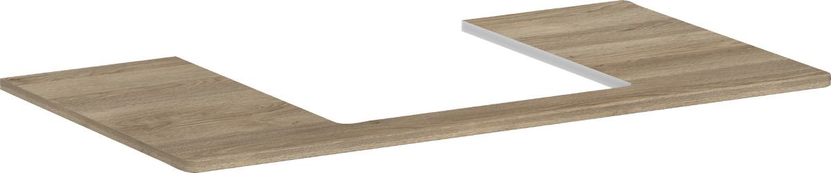 Hansgrohe Xelu Q encimera sobre armario 98x55 cm roble 54095230