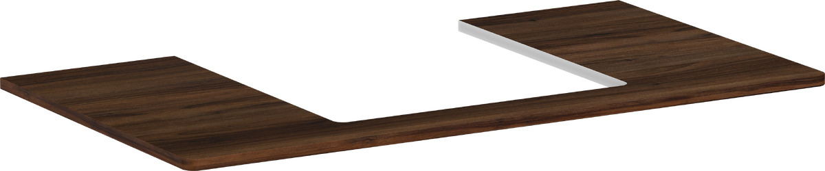 Hansgrohe Xelu Q encimera sobre armario 98x55 cm nogal 54095630
