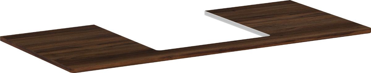 Hansgrohe Xelu Q encimera sobre armario 118x55 cm nogal 54096630