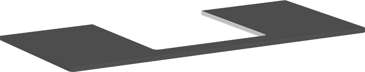 Hansgrohe Xelu Q encimera sobre armario 118x55 cm gris 54096910