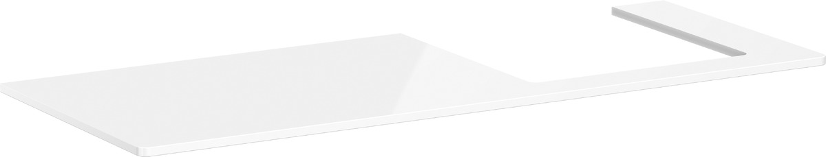 Hansgrohe Xelu Q encimera sobre armario 136x55 cm blanco 54098050