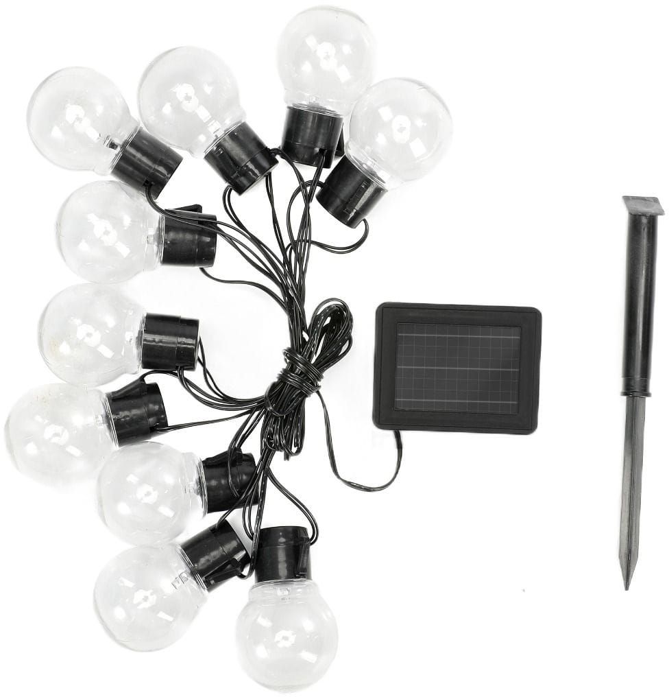 Zuma Line Solarna guirnalda exterior x0.06 W negro-transparente SW-1007A