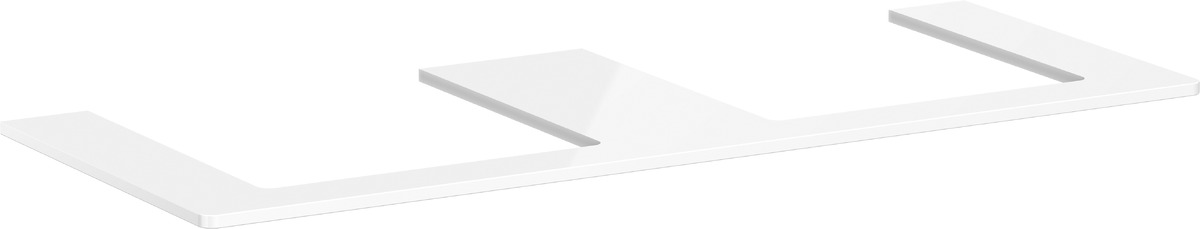 Hansgrohe Xelu Q encimera sobre armario 136x55 cm blanco 54099050