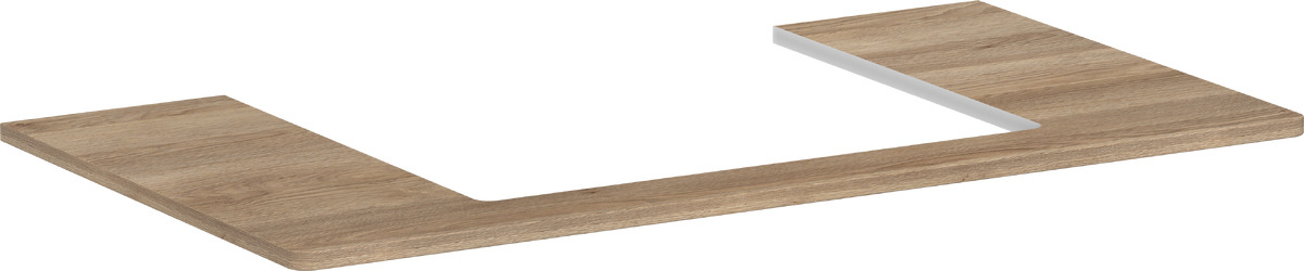 Hansgrohe Xelu Q encimera sobre armario 98x55 cm roble 54110230