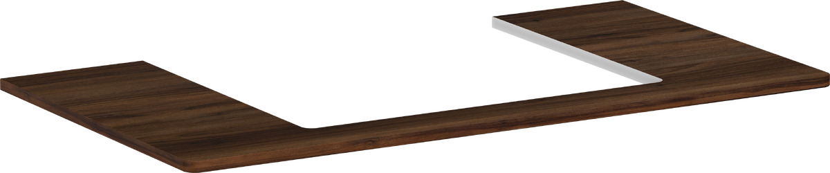 Hansgrohe Xelu Q encimera sobre armario 98x55 cm nogal 54110630