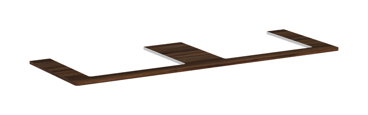 Hansgrohe Xelu Q encimera sobre armario 156x55 cm nogal 54112630