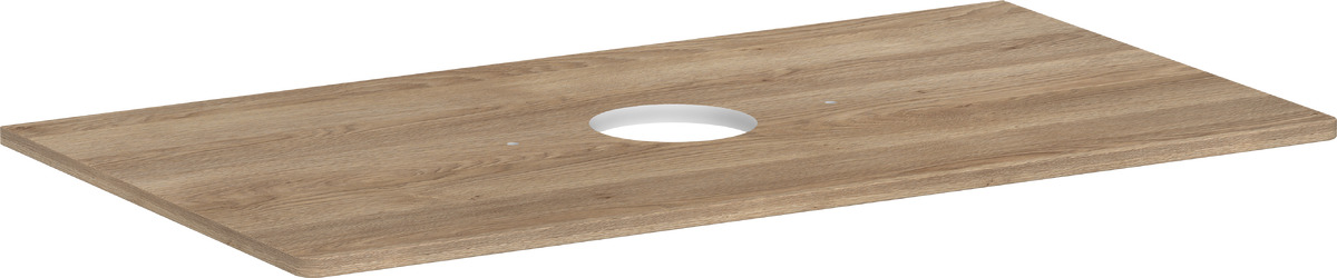 Hansgrohe Xelu Q encimera sobre armario 98x55 cm roble 54114230