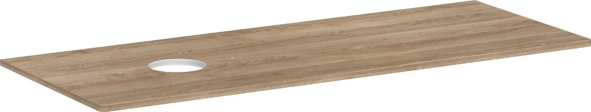 Hansgrohe Xelu Q encimera sobre armario 136x55 cm roble 54116230