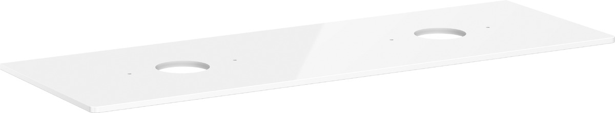 Hansgrohe Xelu Q encimera sobre armario 156x55 cm blanco 54119050