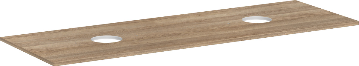 Hansgrohe Xelu Q encimera sobre armario 156x55 cm roble 54119230