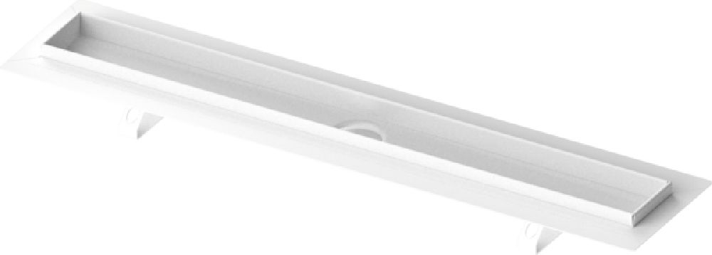 Tece Drainline canaleta para desagüe lineal 80 cm blanco 600806