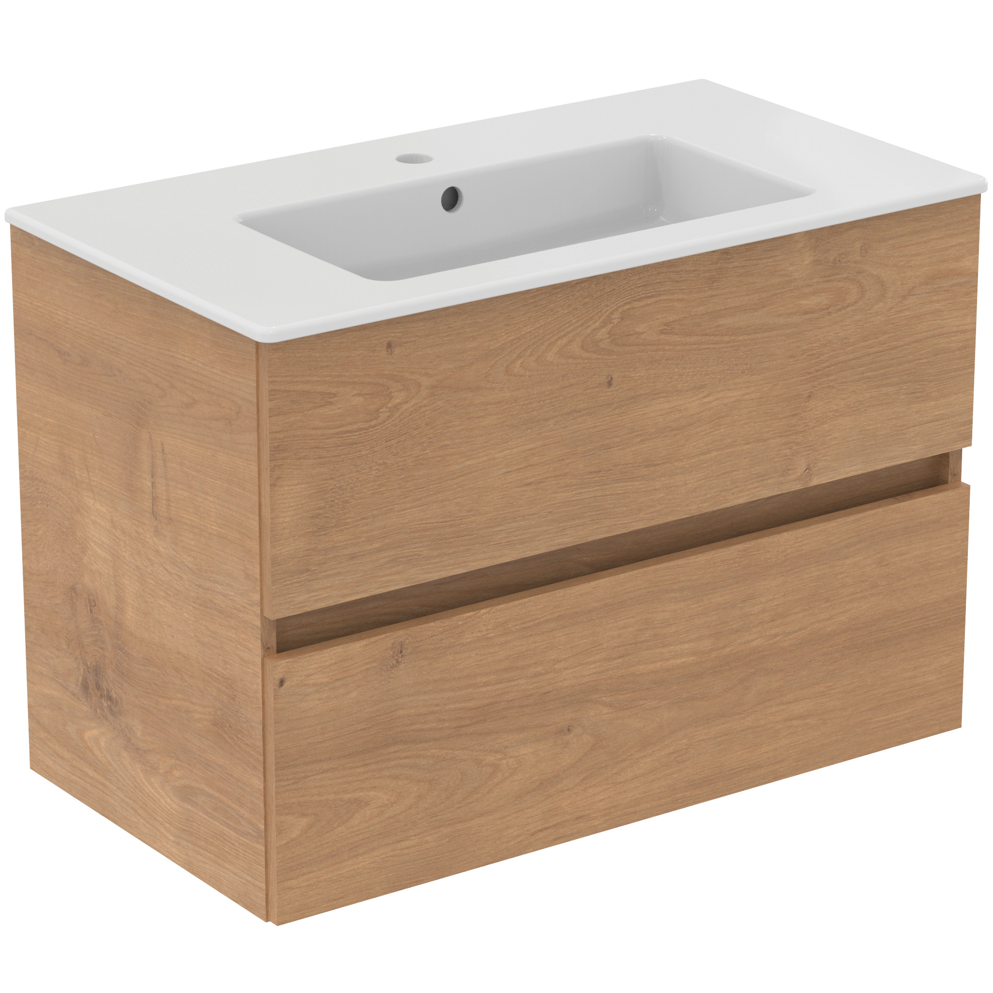 Ideal Standard Eurovit+ lavabo con mueble 81.5 cm roble R0574Y8