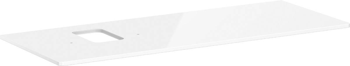 Hansgrohe Xelu Q encimera sobre armario 136x55 cm blanco 54123050