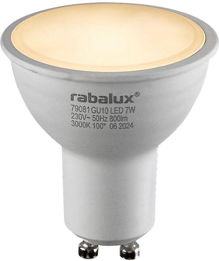 Rabalux Smd-Led bombilla led 1x7 W 3000 K GU10 79081
