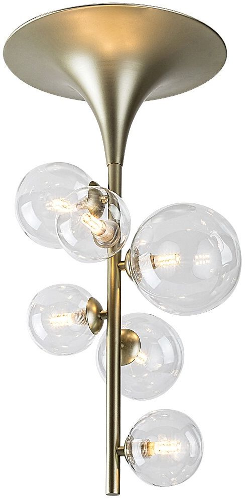 Rabalux Aslov lámpara de techo 5x28 W transparente-oro 71298
