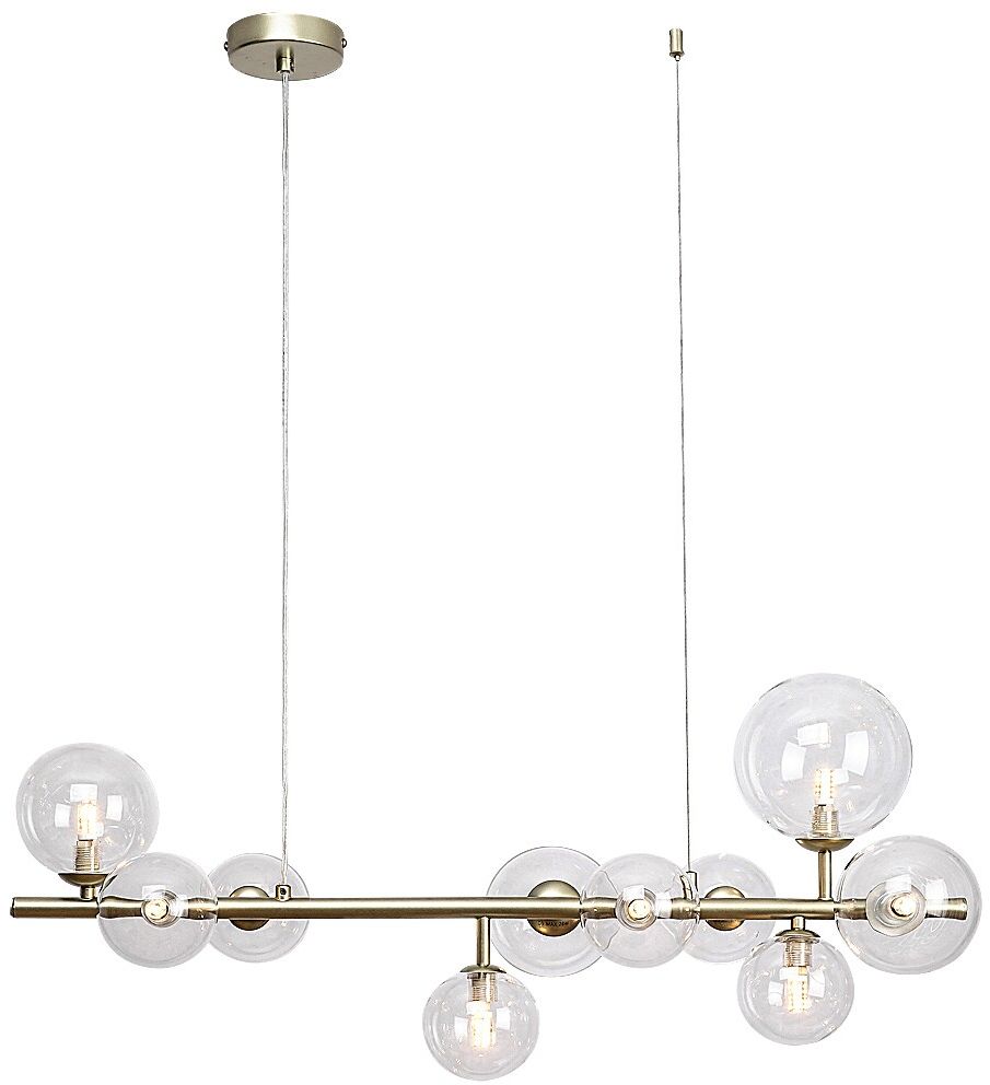 Rabalux Aslov lámpara colgante x28 W transparente-oro 72298