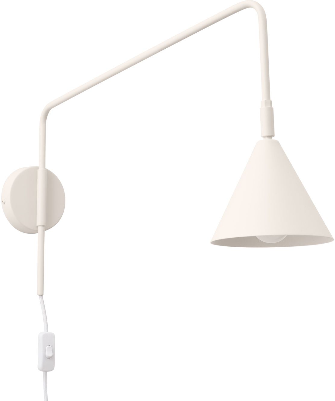 Sollux Lighting Nox lámpara de pared 1x10 W beige SL.1699