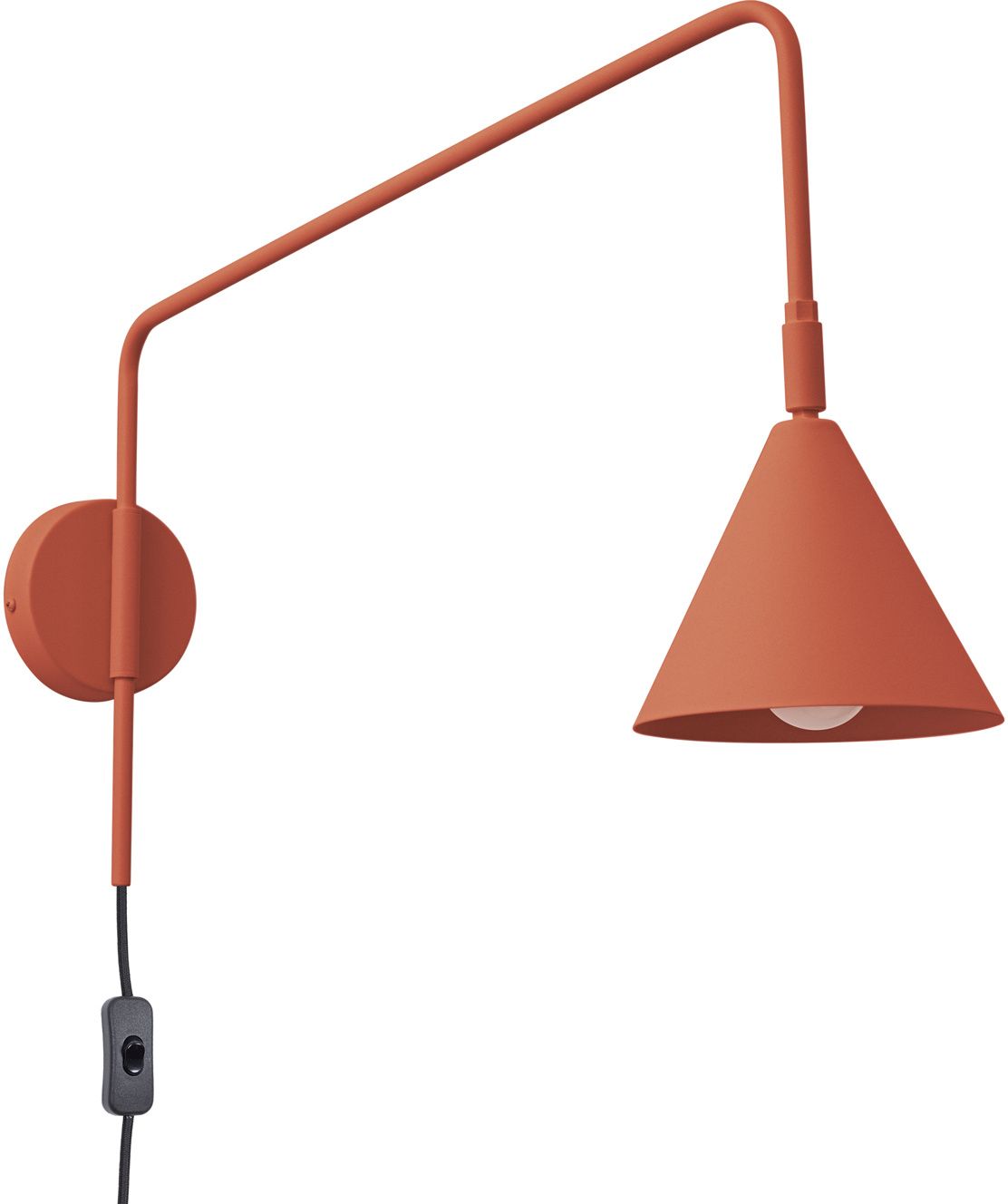 Sollux Lighting Nox lámpara de pared 1x10 W rojo SL.1701