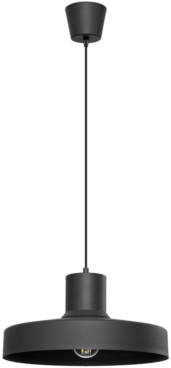 Sollux Lighting Bilo lámpara colgante 1x15 W negro SL.1703