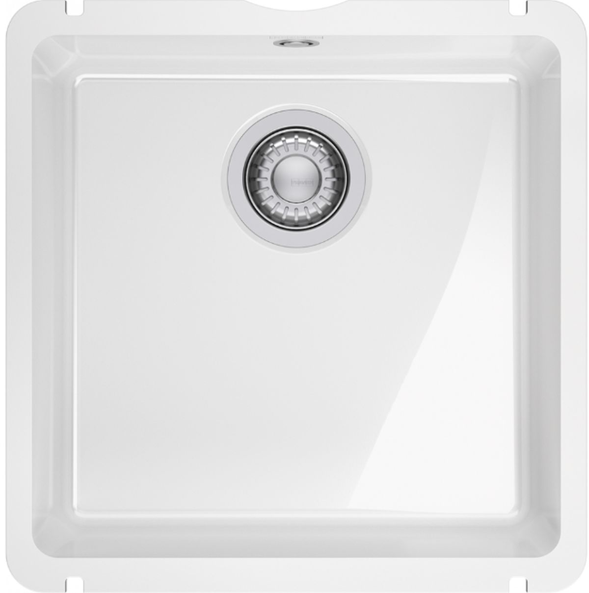 Franke KubusX fregadero de cerámica 40.5x40 cm blanco 126.0738.286