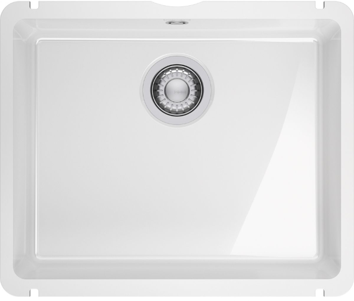 Franke KubusX fregadero de cerámica 50.5x40 cm blanco 126.0738.290