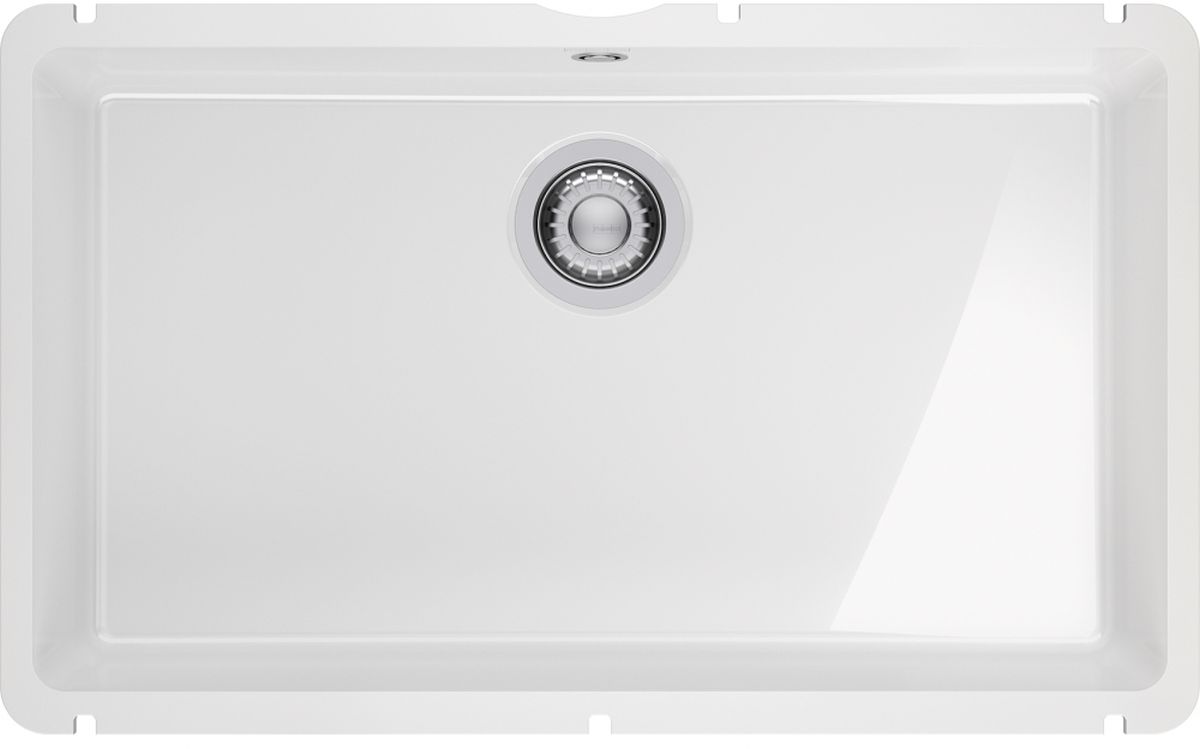 Franke KubusX fregadero de cerámica 70.5x40 cm blanco 126.0738.294